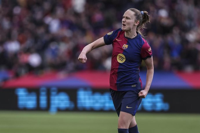 Archivo - Caroline Graham Hansen con el FC Barcelona