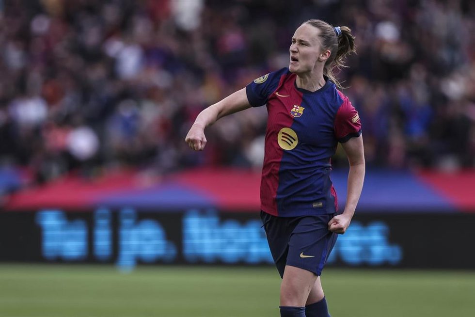 Archivo - Caroline Graham Hansen con el FC Barcelona
