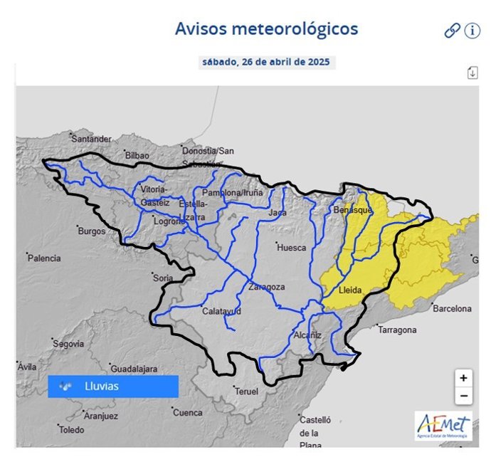 Mapa de previsión meteorológica