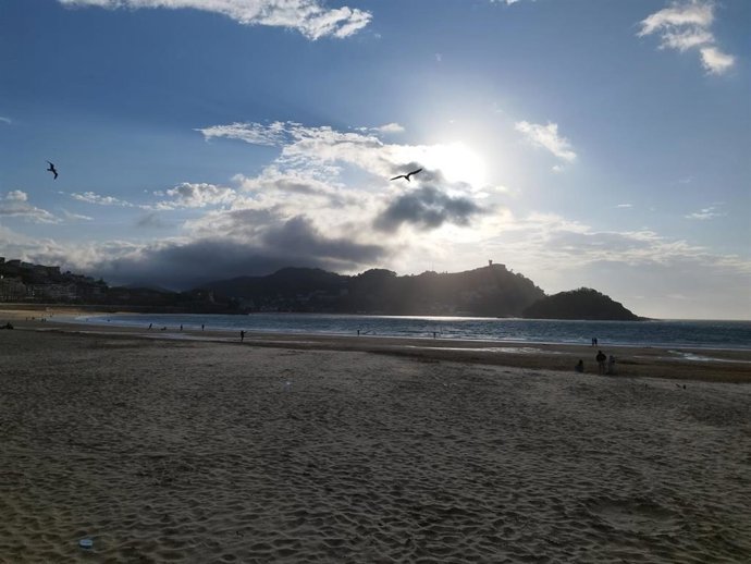 Vista de la costa guipuzcoana