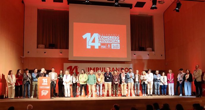 Clausura del Congreso Provincial del PSOE de Salamanca