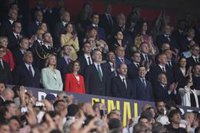 Moreno asiste a la final de la Copa del Rey en la Cartuja, en Sevilla: "El fútbol se inventó para partidos como estos"