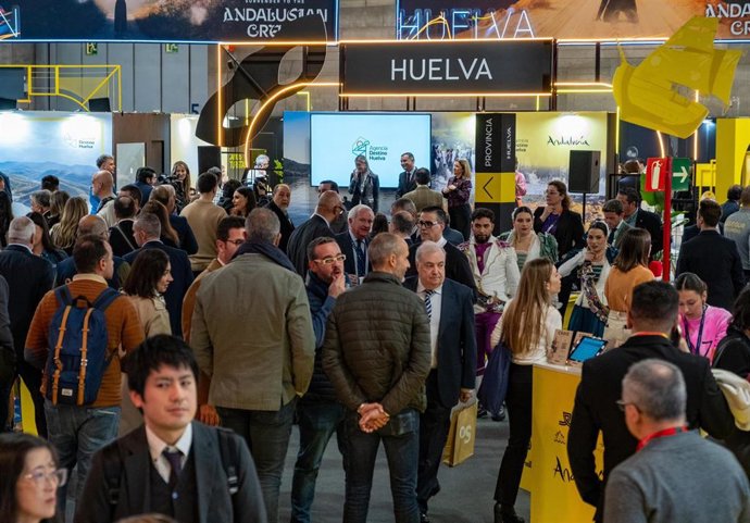 Imagen del stand de Huelva en Fitur 2025.