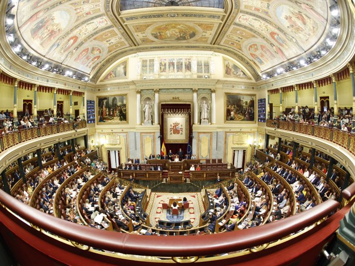 Archivo - Pla general de l'hemicicle del Congrés