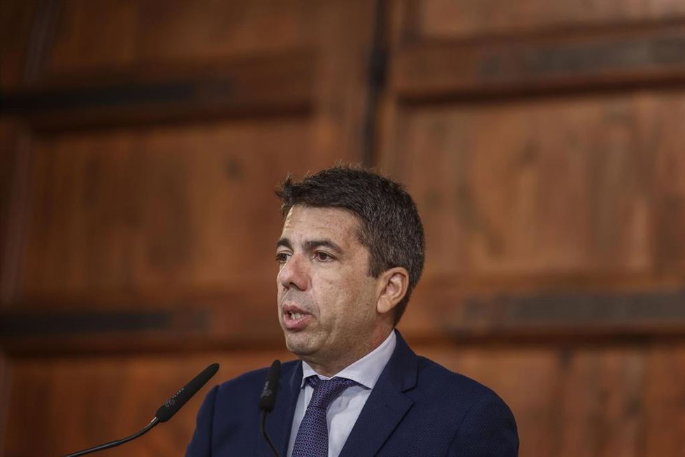 Archivo - El presidente de la Generalitat Valenciana, Carlos Mazón, en imagen de archivo