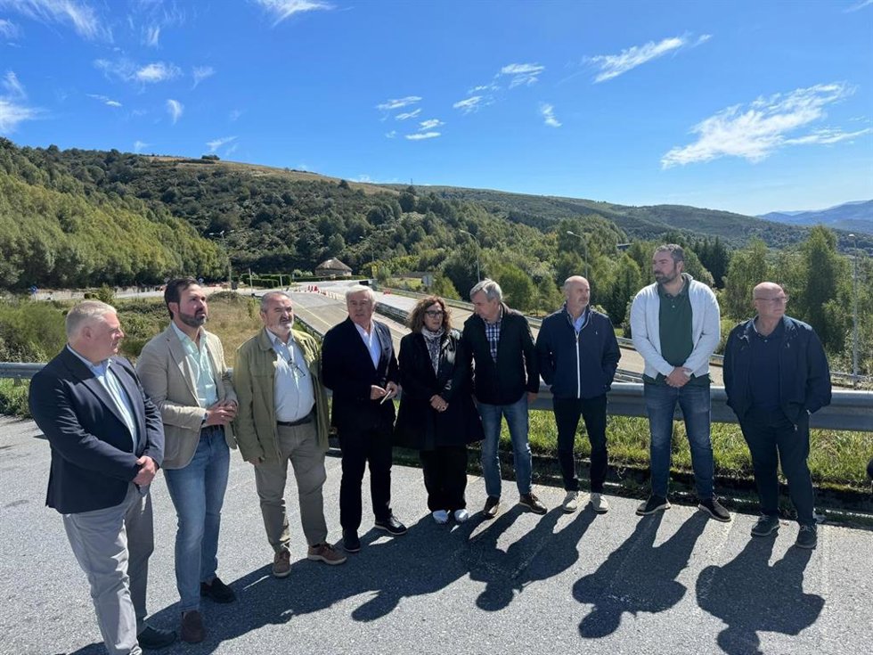 PP de Lugo en el viaducto de O Castro.