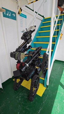Robot desactivador de explosivos 