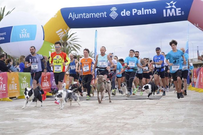 La primera edición de la Cursa Pro Benestar Animal 'Ciutat de Palma' cuenta con unos 370 participantes