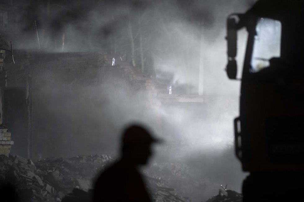 Imagen de archivo de un ataque ruso en Kiev 