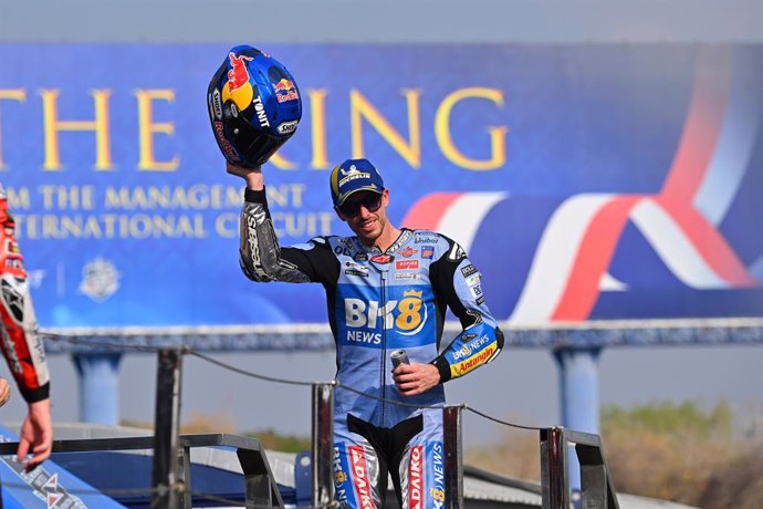 Archivo - MARQUEZ Alex (spa), Gresini Racing MotoGP, Ducati Desmosedici GP24, pódio, retrato durante o 2025 MotoGP PT Grand Prix of Thailand no Chang International Circuit de 28 de fevereiro a 2 de março, em Buriram, Tailândia - Photo Studio Milagr