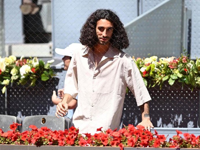 Marc Cucurella en el Mutua Madrid Open, a 27 de abril de 2025, en Madrid (España).
