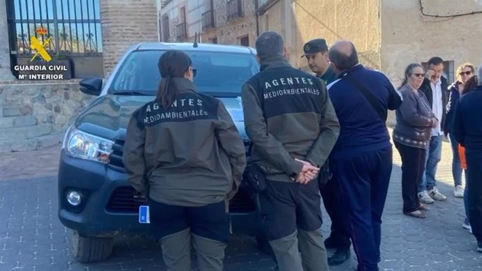 Operativo de búsqueda del hombre desaparecido en San Martín de Pusa.