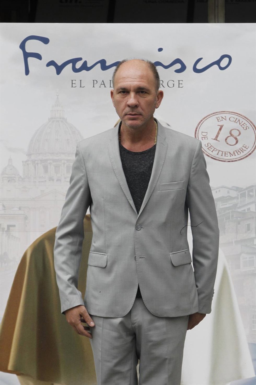 Archivo - Dario Grandinetti en la presentación de la película sobre el Papa Francisco