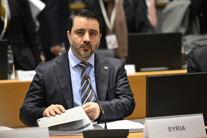 Archivo - Arquivo - Imagem de arquivo do ministro das Relações Exteriores da Síria, Asaad al Shaibani