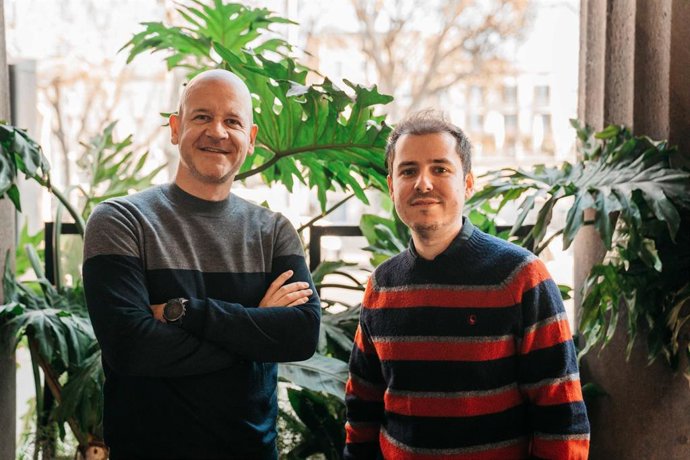 Archivo - Los cofundadores de Zazume, Jeroen Merchiers y Guillermo Ceballos.