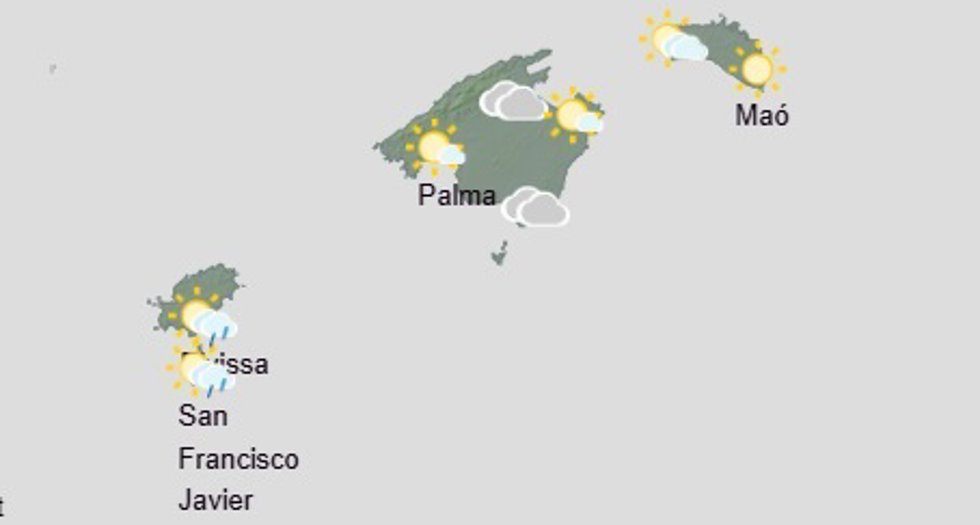 El tiempo hoy, lunes 28 de abril, en Baleares.