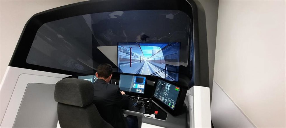 Simulador de la cabina de conducción