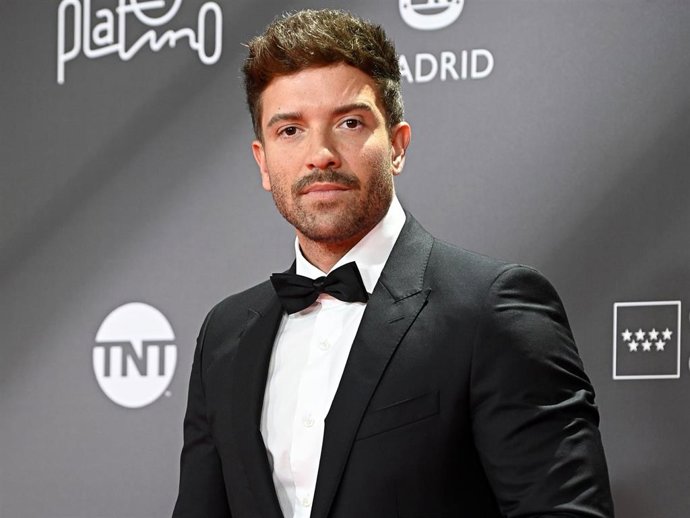 Pablo Alborán  en la alfombra roja de los Premios PLATINO del Cine y el Audiovisual Iberoamericano que se celebra en el Palacio Municipal IFEMA