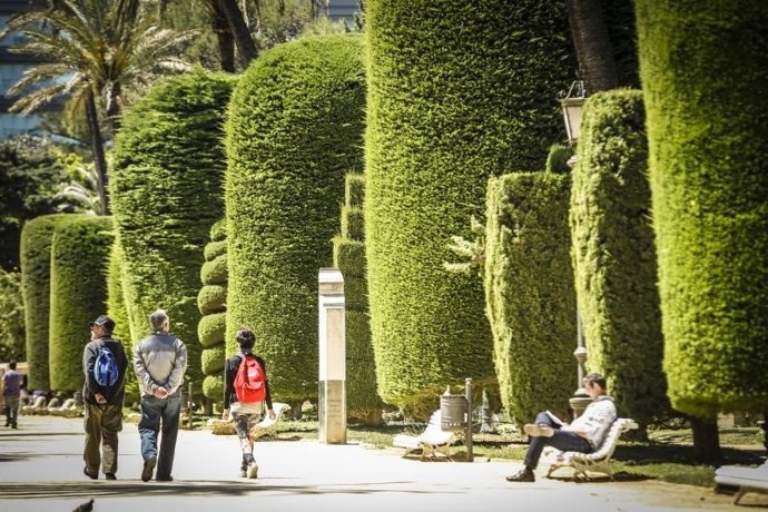Archivo - Parque Genovés de Cádiz en una imagen de archivo. 