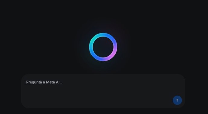 Ventana de conversación con Meta AI