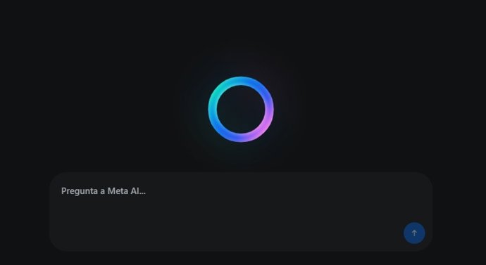 Janela de bate-papo da Meta AI