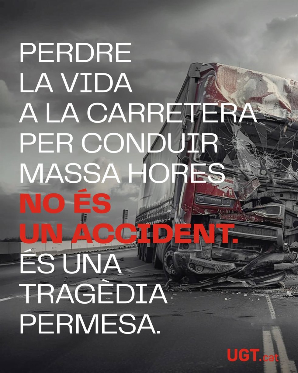 Uno de los carteles que UGT ha preparado para la campaña