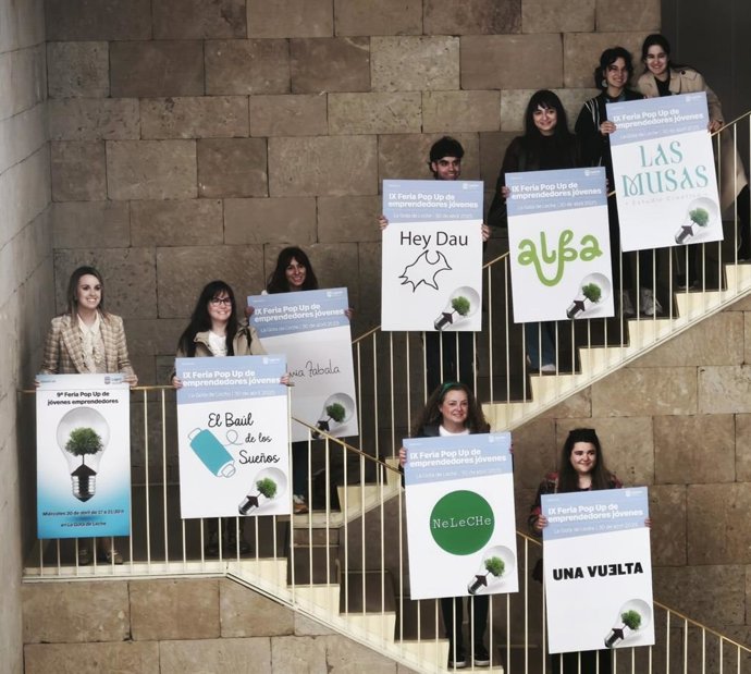 La 9ª Feria Pop Up muestra este miércoles en La Gota de Leche nueve iniciativas de jóvenes emprendedores logroñeses