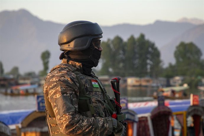 Imagen de archivo de un militar del Ejército de India. 