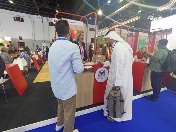 El estand del Consell de Mallorca en el Arabian Travel Market de Dubái.
