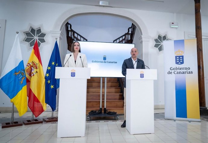 Rueda de prensa tras el Consejo de Gobierno de este lunes en Lanzarote