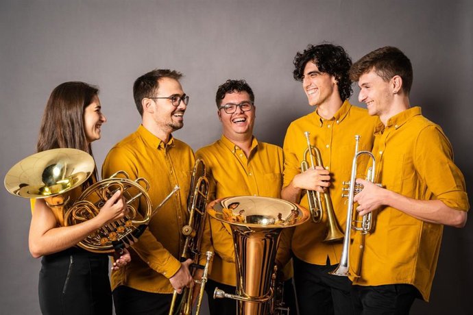 Archivo - Kambrass Quintet actuará el 8 de mayo, en CaixaForum Zaragoza.