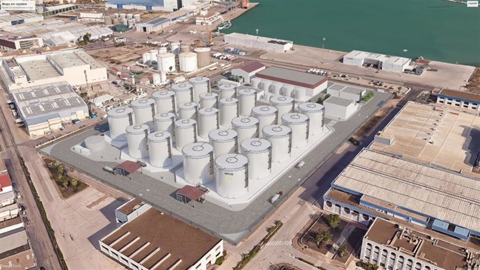 Imagen De La Futura Planta De Biocombustible De  Dreexo Energy En Zona Franca De Cádiz