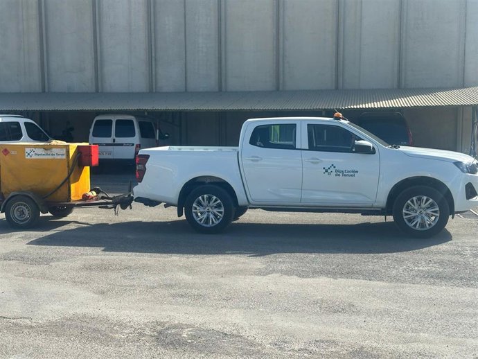 Una de las pick-up de la DPT que se ha activado tras el apagón.