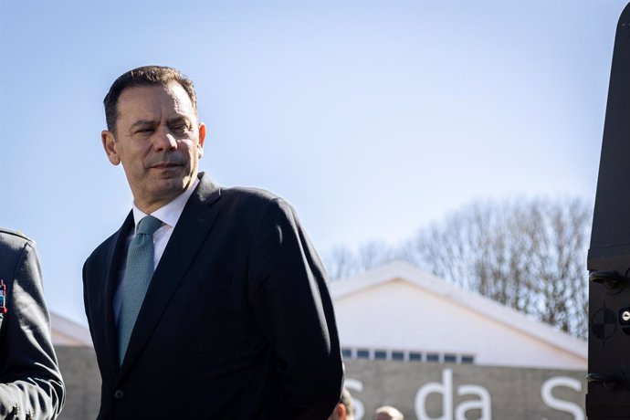 March 31, 2025, Porto, Portugal: Luis Montenegro, Portuguese Prime-Minister, seen during the Land Defence Industry Day event at the Army Headquarters of Serra do Pilar. The portuguese Prime-Minister Luis Montenegro visited the Portuguese Army Headquarters