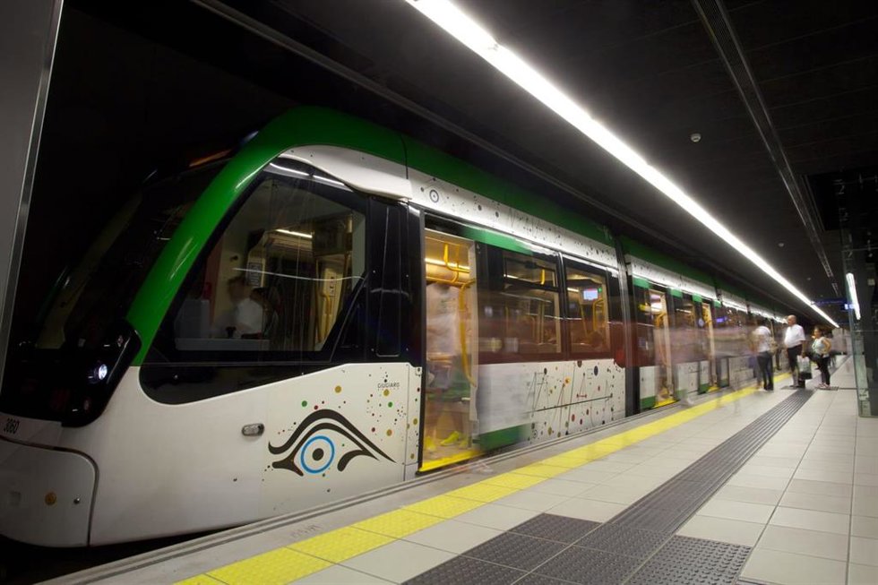 Archivo - Imagen de archivo del Metro de Málaga