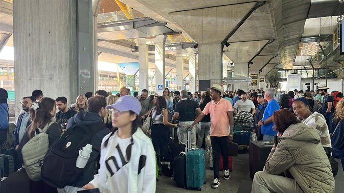 Barajas durante el apagón