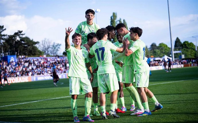 El juvenil del FC Barcelona sumó su tercer título en la Youth League y el triplete en la presente temporada.