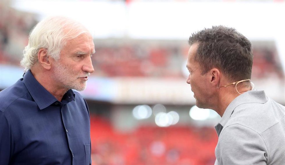 Archivo - Rudi Vller junto a Lothar Matthaus