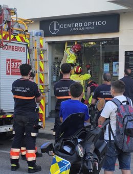 Los bomberos de la provincia en una actuación derivada del apagón