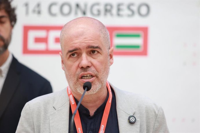 El secretario general de CCOO, Unai Sordo. 