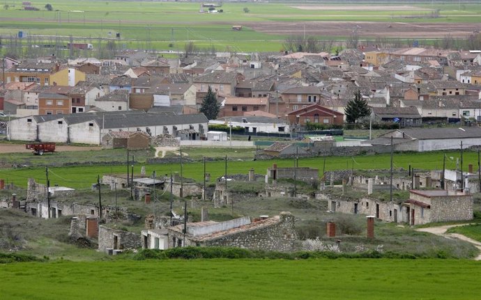 Barrio de las Bodegas de Torquemada (Palencia).