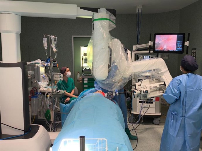 Imagem da cirurgia.