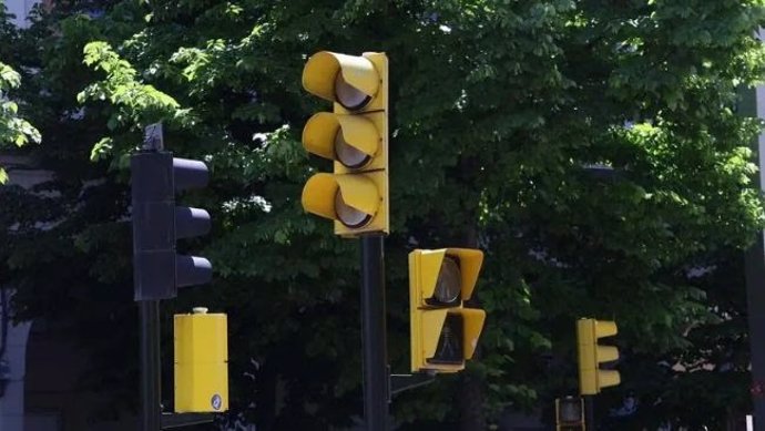 Semàfors apagats durant l'incident