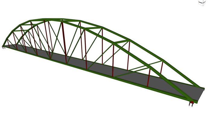 Diseño de la nueva pasarela peatonal de la SE-40 entre Palomares y Coria del Río