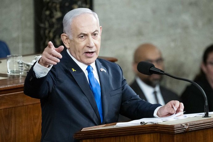 Archivo - Arquivo - Primeiro-ministro de Israel, Benjamin Netanyahu