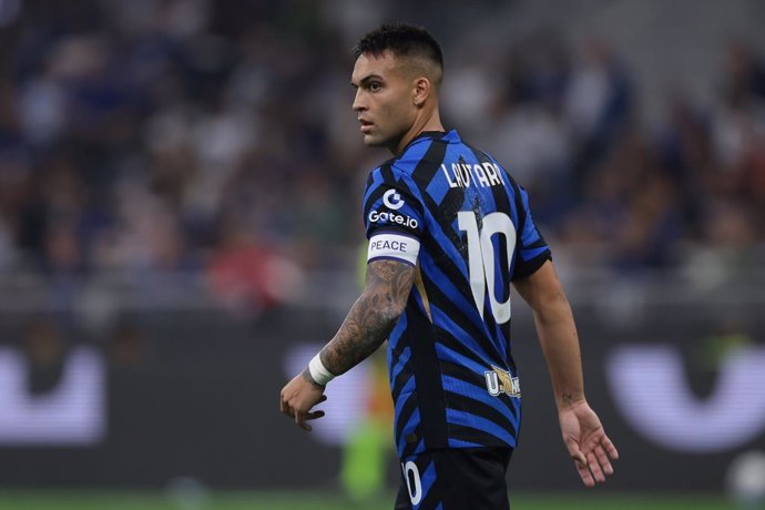 Archivo - 22 September 2024, Italy, Milan: Inter Milan's Lautaro Martinez pictured during the Italian Serie A soccer match between Inter and Milan at the San Siro Stadium. Photo: Jonathan Moscrop/CSM via ZUMA Press Wire/dpa
