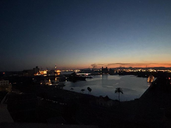 El Port durante el apagón del lunes