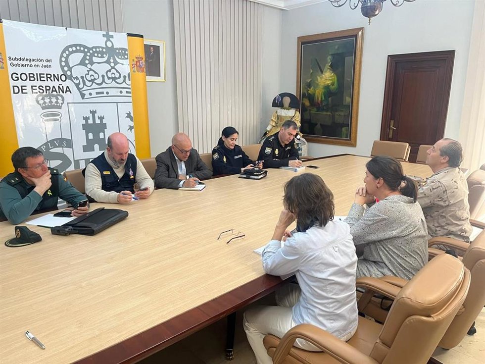Reunión del Centro de Coordinación Operativa Provincial de Jaén.