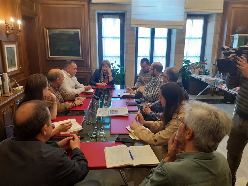 Comité municipal de crisis en Avilés por el corte de suministro eléctrico del 28 de abril.