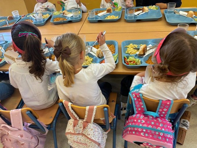 Un comedor escolar de Almería.